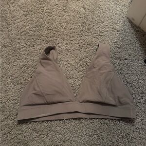 Aritzia Taupe Crop Top